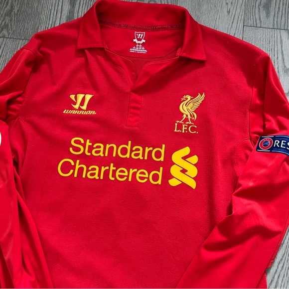 Liverpool Long Sleeves Europa Shirt 2012/2013 SHELVEY #33 - Picture 5 of 7
